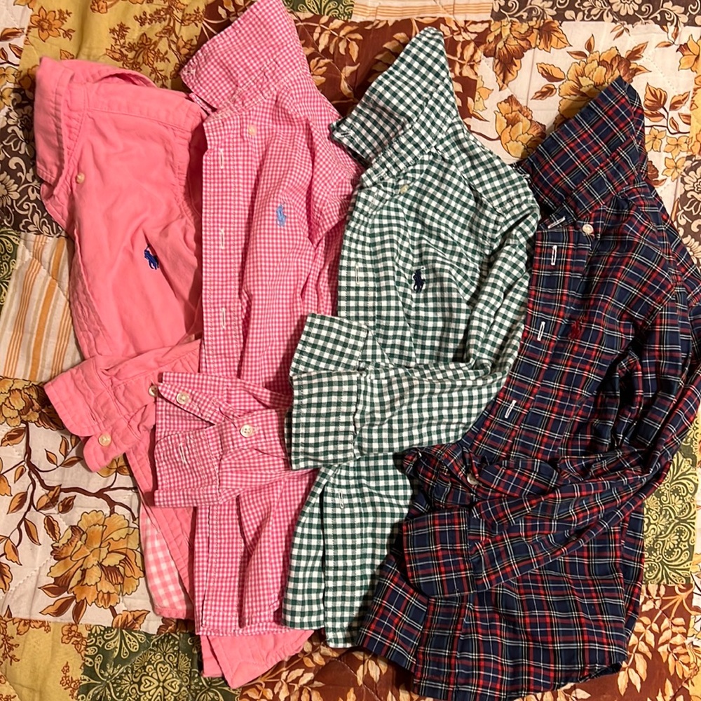 4—4T Ralph Lauren Button down Shirts/ sold together or separately $8 each